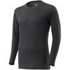 Mizuno Breath Thermo Thick for Crew Neck Long Sleeve Size LL Underwear, Heat-Generating Material, Active, Men's Shirt, Black,