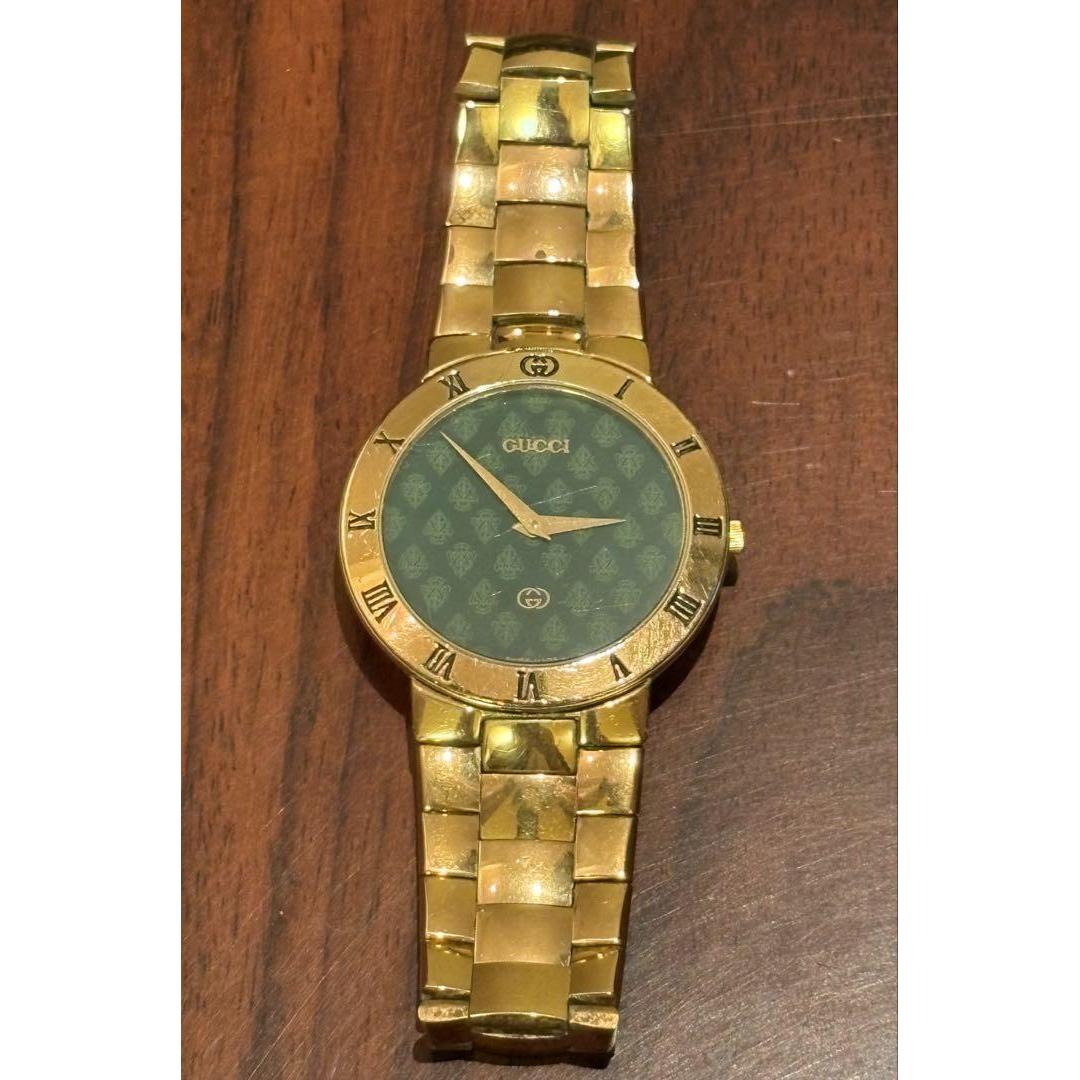Used [In good working condition] GUCCI Gucci Quartz Watch 3300M Gold Men s