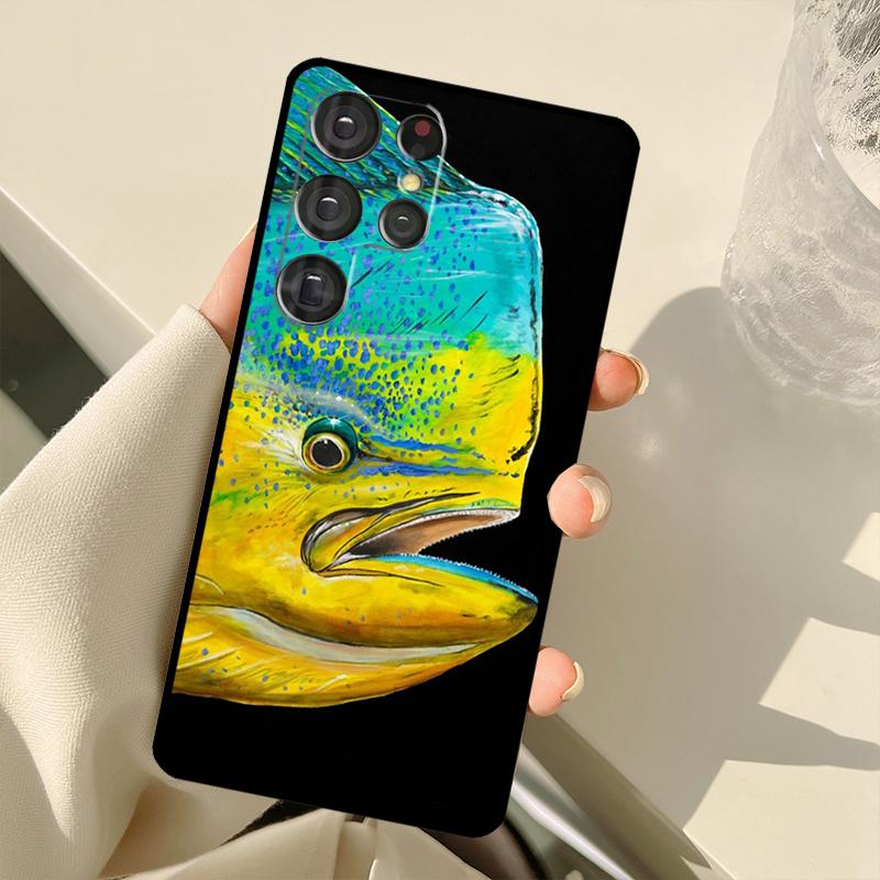 Mahi Gamefish Case For Samsung Galaxy S22 S21 Ultra Note 20 S8 S9 S10 Note 10 Plus S20 FE S21 FE Cover