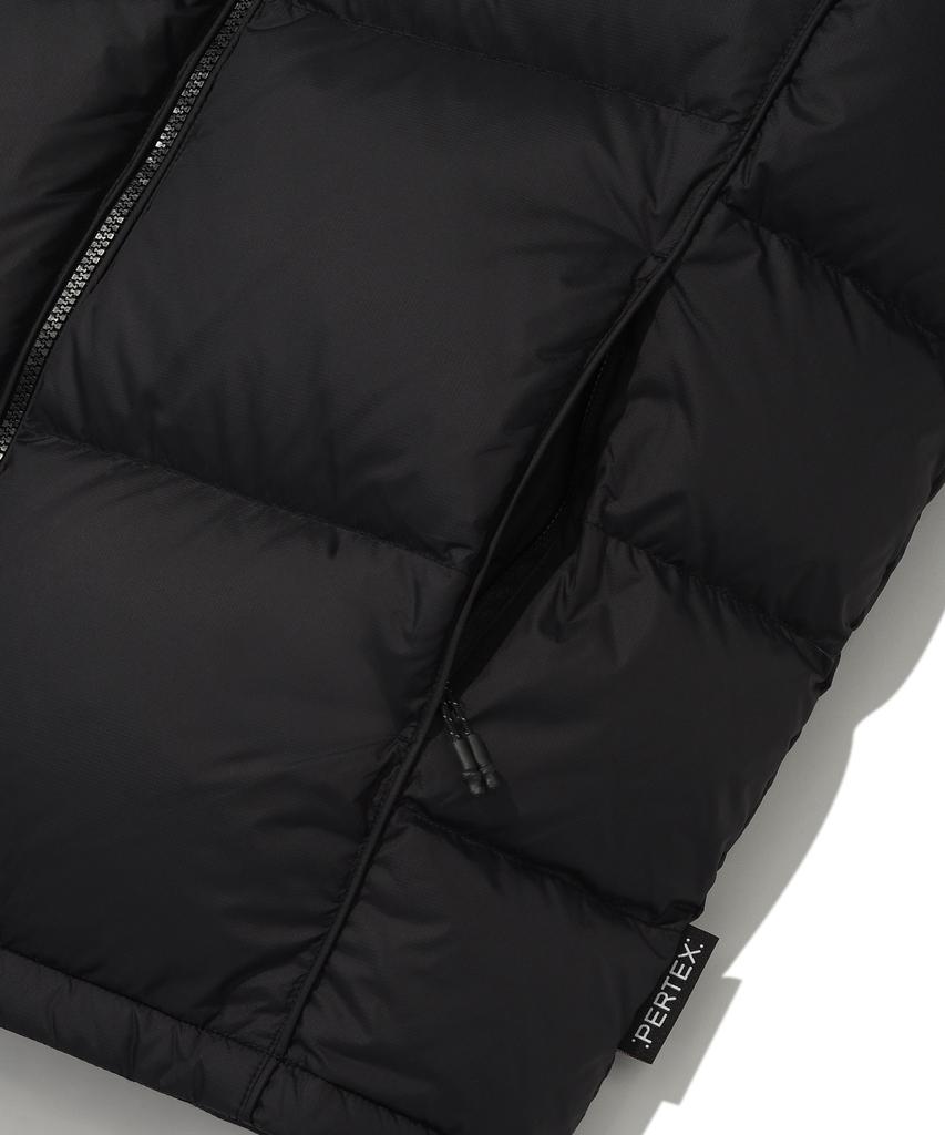 Wacky Willy Pertex Ripstop Hooded Down Jumper Black