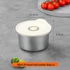 Stainless Steel 304 Round Food Storage Container