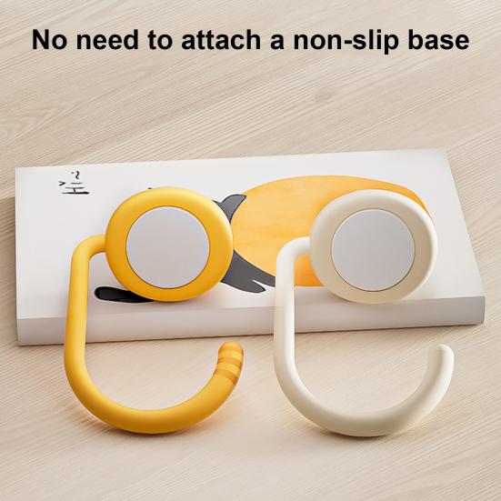 1/2Pcs Desk Hooks Handbag Hangers Funny Cat Design Strong Load-bearing Easy To Install Bag Holders Table Purse Hooks