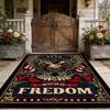 American Retro Patriotic Style Doorway Big Size Rugs Decoration Independence Day Washable Carpet Non-slip Lint-free Floor Mats