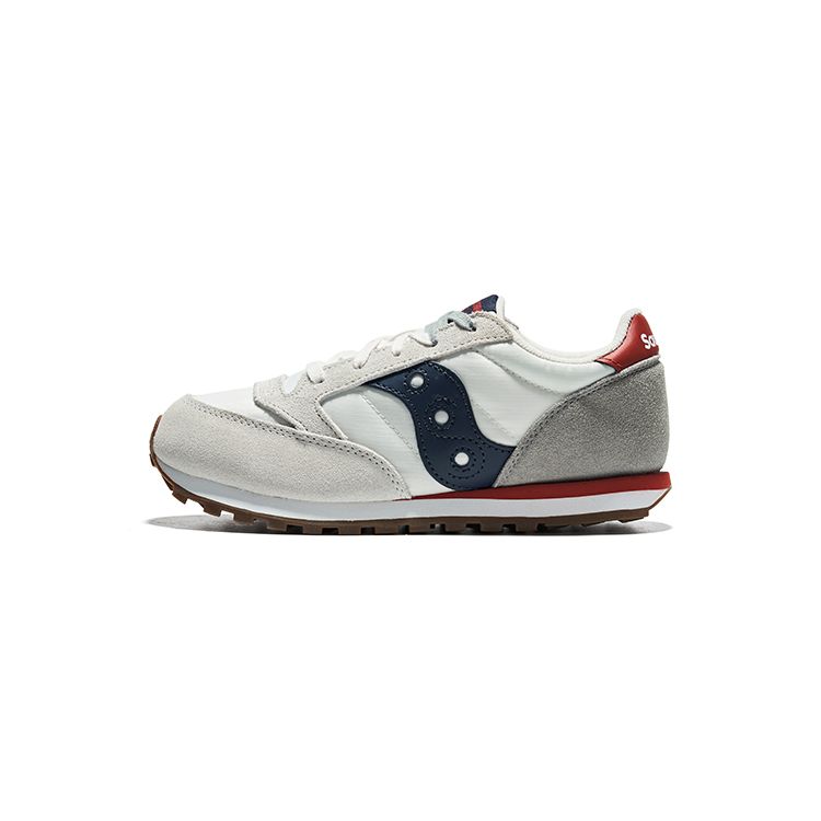 Saucony Unisex Jazz Original Grey Navy Red Casual Shoes SK267508 35.5