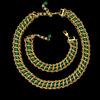 National Style Handmade Agate Bead Heavy Industry Retro Fashion Versatile Temperament Necklace Bracelet Earring Set