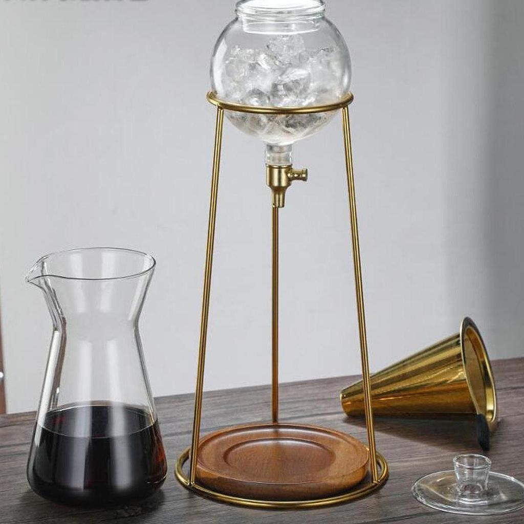 Ice Drip Coffee Maker Pitcher Iced Tea Making Accessories Adjustable Speed Pot Cold Brew