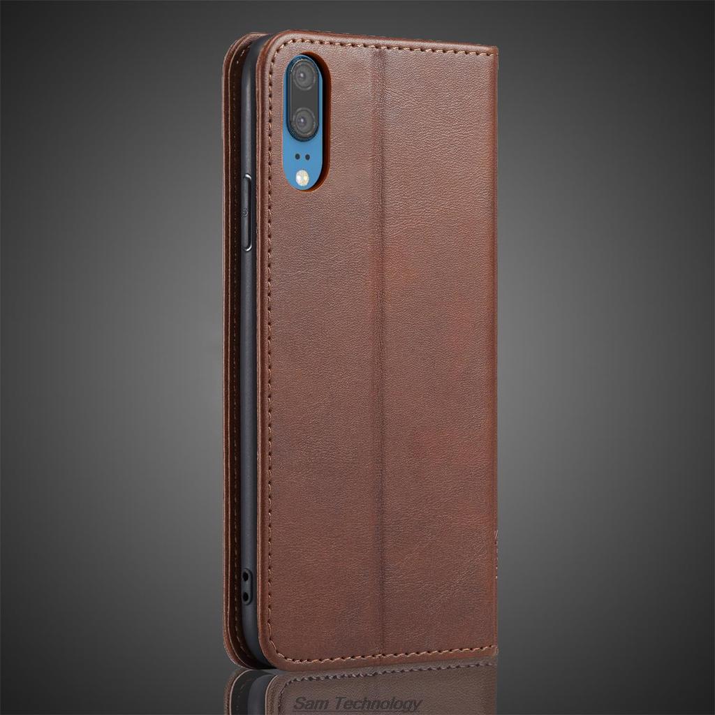 Magnetic Attraction Leather Case for Huawei P20 5.8" EML-( L09 L09C L29 AL00 ) Holster Flip Cover Case Wallet Bags Fundas Coque