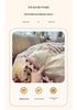 New Floral Jacquard Lace Cotton Duvet Cover Set - Four Pieces with Textured Embroidery