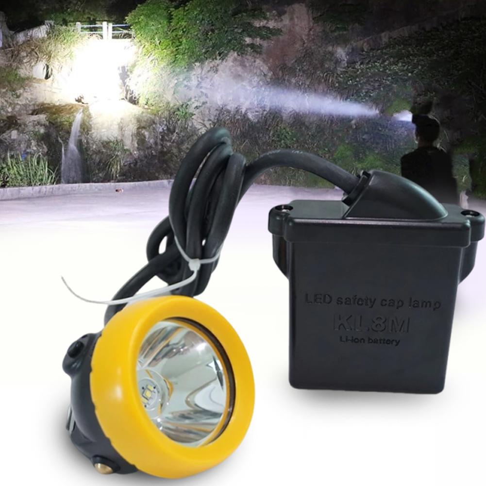Superbright Mining Headlamp Waterproof Explosion-Proof Cap Lamp Underground Miner Light for Mining Hunting Fishing