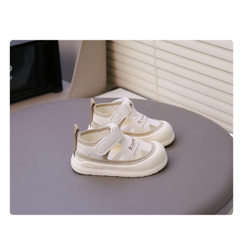 Baby Atmungsaktive Sandalen Sommer Kleinkinder Weiche Sohle Kinderschuhe Kinder Atmungsaktiv Rutschfest Strandschuhe Zehenschutz Hohlschuhe