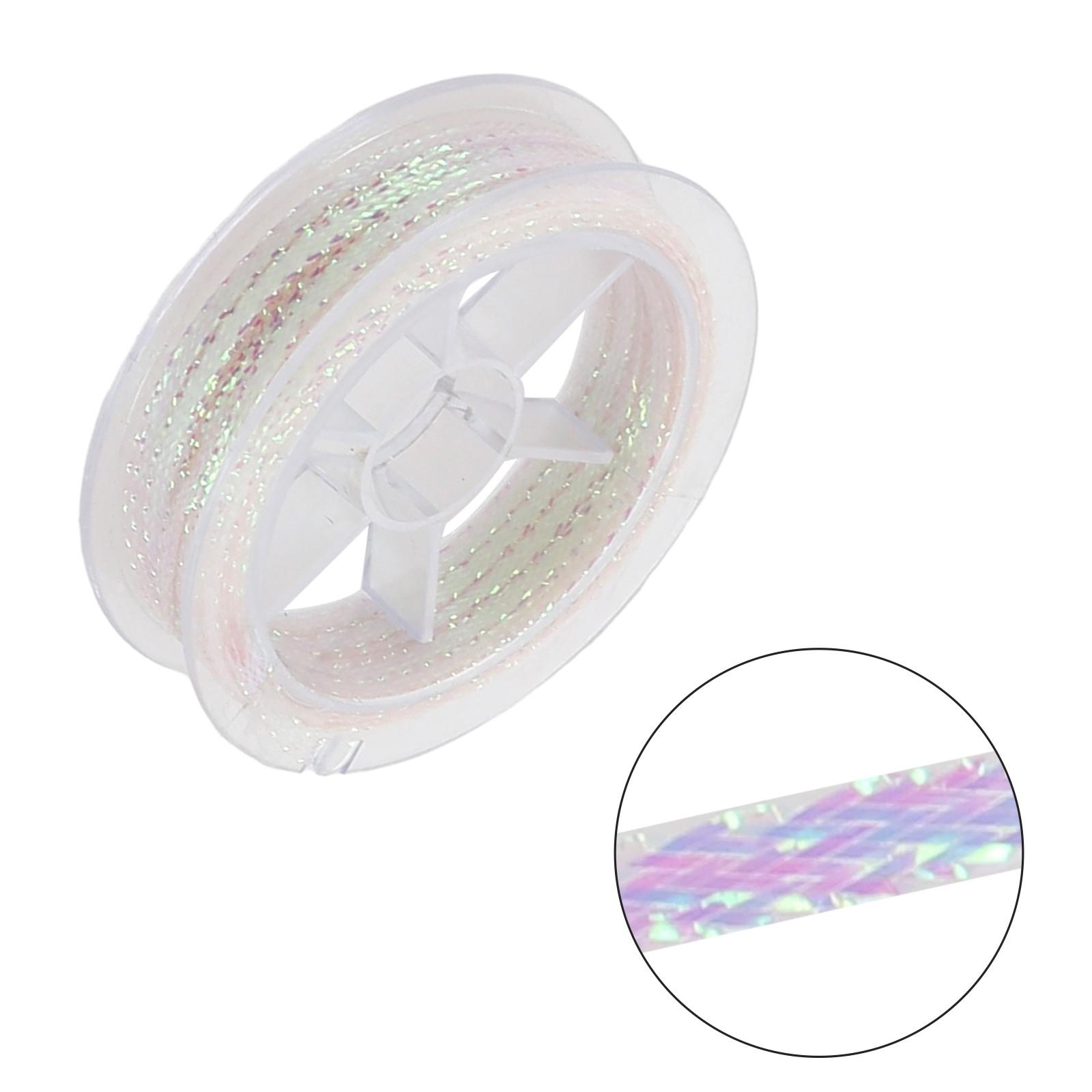 

Fish Scale Flash Fly Tying Body White Ice Wing Shrimp Fish Luring Rate
