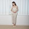 Mellanijoi Mj_Green Plants Two-Peice Pajamas Set_Ivory