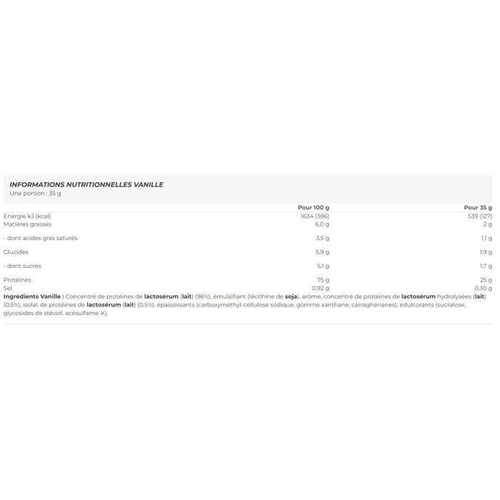 Whey concentrée dymatize - elite 100% whey - gourmet vanilla 2170g