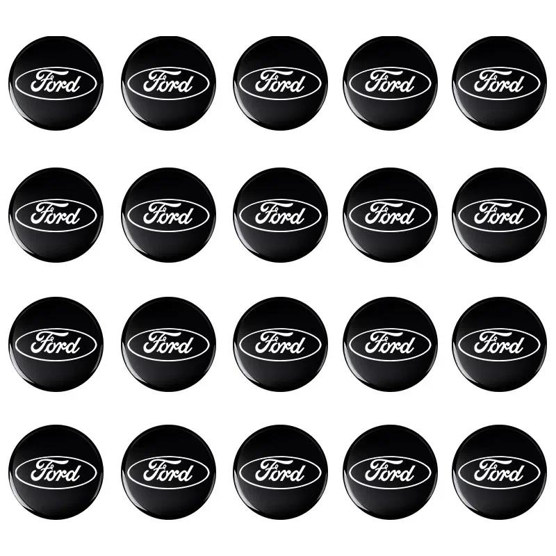 Car Sticker 2026 For Ford 2/5/10pcs Car Key Shell Remote Case Cover Aluminum Emblem Symbol Sticker For Ford Focus Mk2 Party Mk3