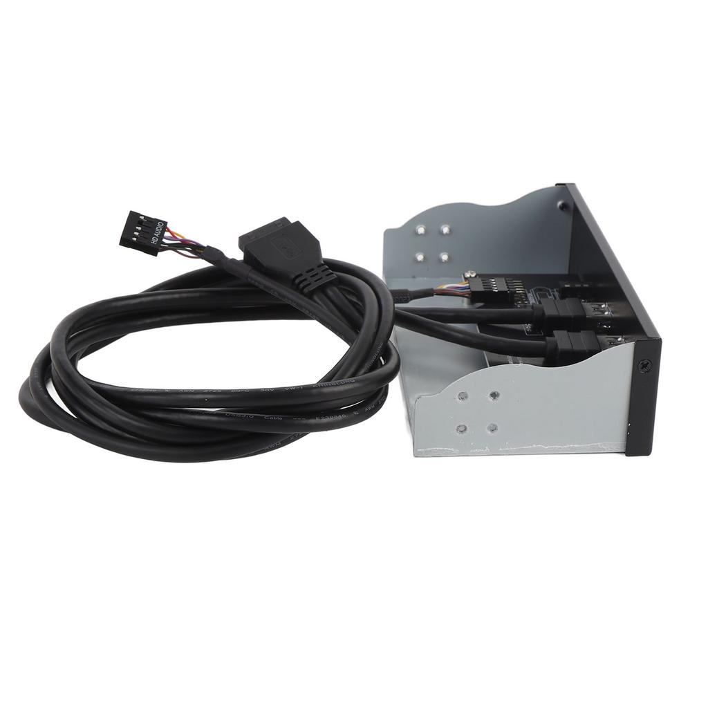 USB3.2 GEN1 Front Panel 5.25 Inch 3 Port 19 Pin Optical Drive Front Panel Hub Adapter for Win 7 8 10 11 2003 for LINUX