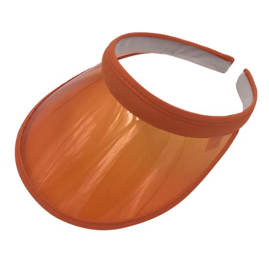 Cappello Estivo in PVC Visiera Parasole Sport All'Aria Aperta Viaggio Cappellino Traspirante Anti-UV