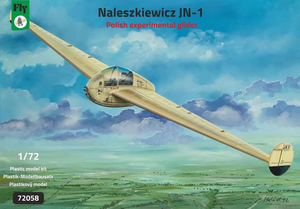 Fly Naleskevich Prototype Tailless Glider Plastic Model FLX72058 1/72 JN-1