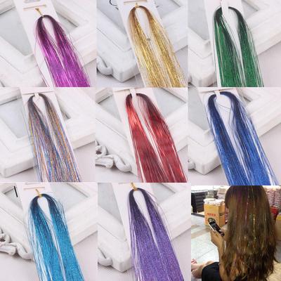 Mode Make-Up Schönheit 1 stück Zubehör funkelnden perücke haar Haar Zubehör Haar Extensions Schmuck