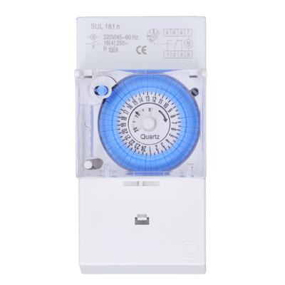 Timer Meccanico 24 Ore Impermeabile Programmabile Interruttore Orario 24h per Esterno AC230V