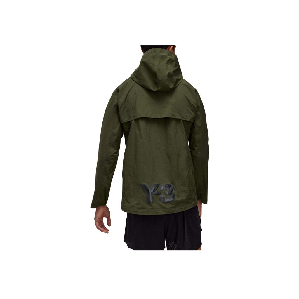 Y-3 X Adidas Collaboration Running Warm Comfortable Windproof Waterproof Jacket Men Jacket Green IX0000