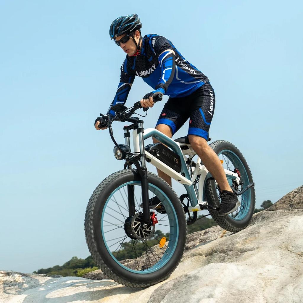 Electric Bicycle All Terrain DUOTTS 26" 750Wx2 Motor EBike For Adult 20AH Full Suspension Top Speed 45Km/h MaxLoad 150KG N26