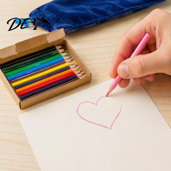 Professional Coloring Pencils for Artists 12PCS Colored Set, with Smooth Wood Barrel, Vibrant Colors Creative Art Supplies School Painting Tools, Book
