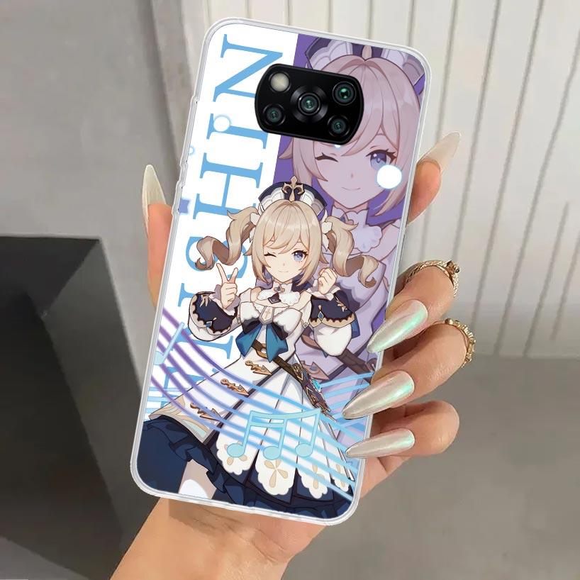 

Genshin Impact Anime Phone Case for Xiaomi Poco X5 X6 X7 Pro F7 Ultra M7 Redmi 15 15C 13 13C 12 12C 10 10A 10C 9 9A 9C 9T Shell Redmi 13