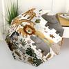 1PC Safari Animals Umbrella-8-Rib Reinforced, Automatic Open, Lightweight & Durable, Fashion Accessory for Outdoor, Beach L0366