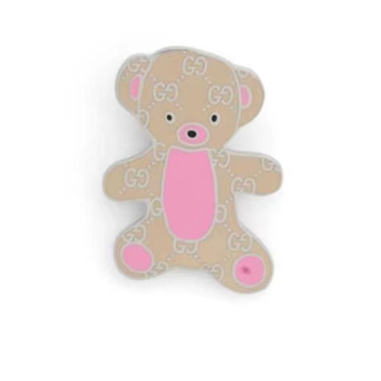 

Gucci Animal Shaped Brass Brooch Women accessories Pink 741744-J1630-8488 Basic Packaging-Dust Bag+Box