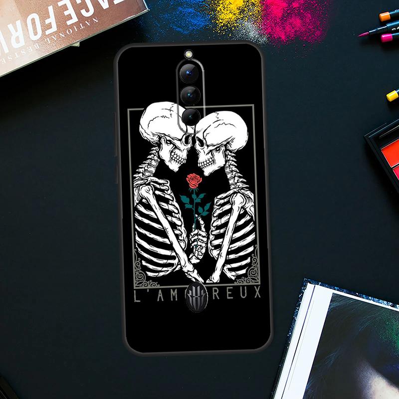 Death Tarot Case For ZTE Nubia Red Magic 9 8 8S Pro Plus RedMagic 6 7 Pro 6S 7S Pro 5S 6R 5G Back Cover