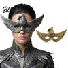 Flexibles Masken-Cosplay-Adlermaske Realistische Vogel-Halbmaske Vintage-Stil Maskenball-Accessoire für Halloween-Karnevals-Party-Kostüm Langlebig