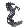 B0KB 12Inch Tall Standing Horse Statue Resins Sculpture Ornament for Interior Decoration Home Office Collectible Figurine