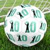 Colorful Messi Logo Design Soccer Ball Size 5 Football Machine Sewn Indoor/Outdoor Universal Football Ideal for Soccer Enthusiasts