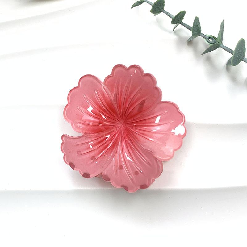 8 cm Curly Flower Claw Hair Clip Women's Head Shark Clip Hair Accessory for N25609