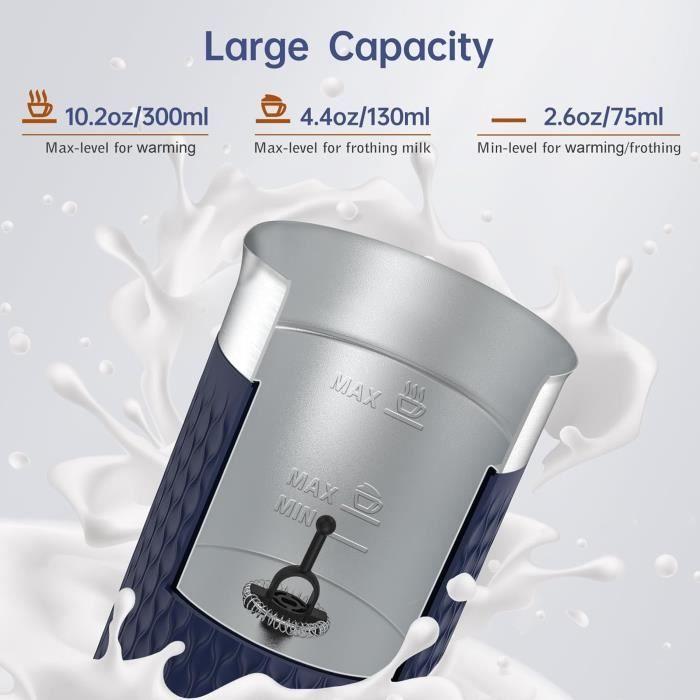 Mousseur à lait électrique - simpletaste - 4 en 1 - 300 ml - 130 ml - anti-adhésif