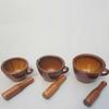 Traditional Anren Pepper Mortar Home Use Garlic Paste Inder Old Sle Hot Pepper Bowl Large Salthill Kitchen Tool