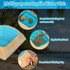 Aquarium Decor for Reptiles Beach Pool Hermit Crab Habitat Ornament with Climbing Ramp & Starfish Shell Reptile Water Basin Conch Decor, Decoration