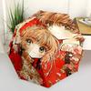 1pc Cherry Blossom Print Umbrella Automatic Opening & Closing, Foldable Design, Outdoor Use, Festival Gift for Fans, Travel, Daily Use.C008