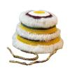Rabbit Fur Knitted Hat for Women  New Autumn and Winter Plush Fisherman Hat Fashionable and Versatile Face Showing Small Woolen Basin Hat