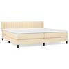 Lit avec matelas - Maison Exclusive - 200x200 cm - Tête de lit réglable - Tissu durable et respirant