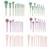 Cai Shi Lan 10/12-Piece 3.0 Three-Color Makeup Brush Set - Soft Bristles for Blush, Powder, and Contour.