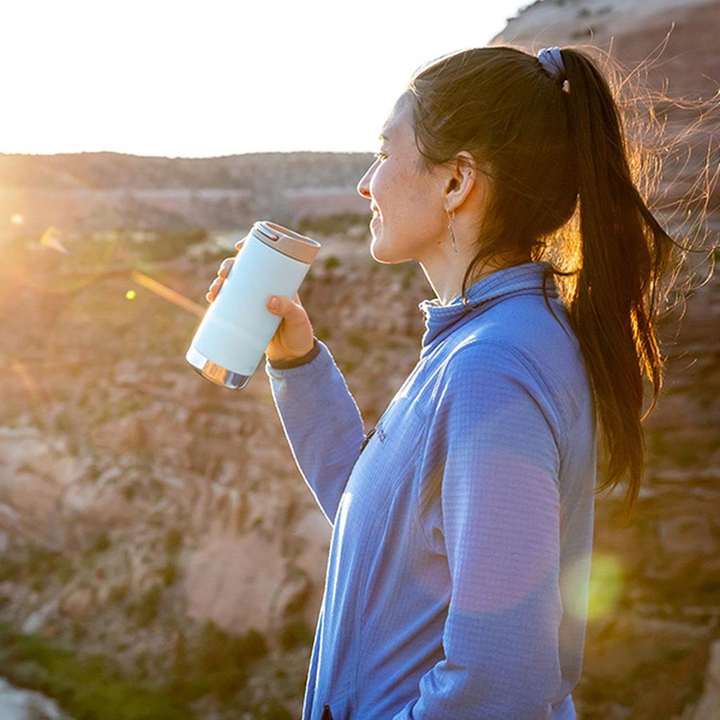 Klean Kanteen TK Wide Stainless Steel Mug with Cafe Cap, 12oz (355ml), 1008340