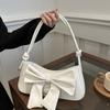 Bowknot Purses for Women Small Crossbody Bags Pu Leather Shoulder Bags Hoboes Handbag with Adjustable Strap