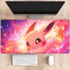 Mouse Pad Eevee Gaming Anime Hd Printing Kawaii Pc NonSlip Base Keyboard Overlock Office Mousepad Overlock Xxl Desk Mat