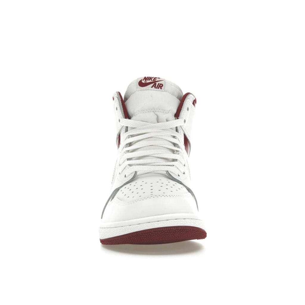 Air Jordan 1 Retro High 85 OG Metallic Burgundy Unisex Sneakers White Team-Red BQ4422-161