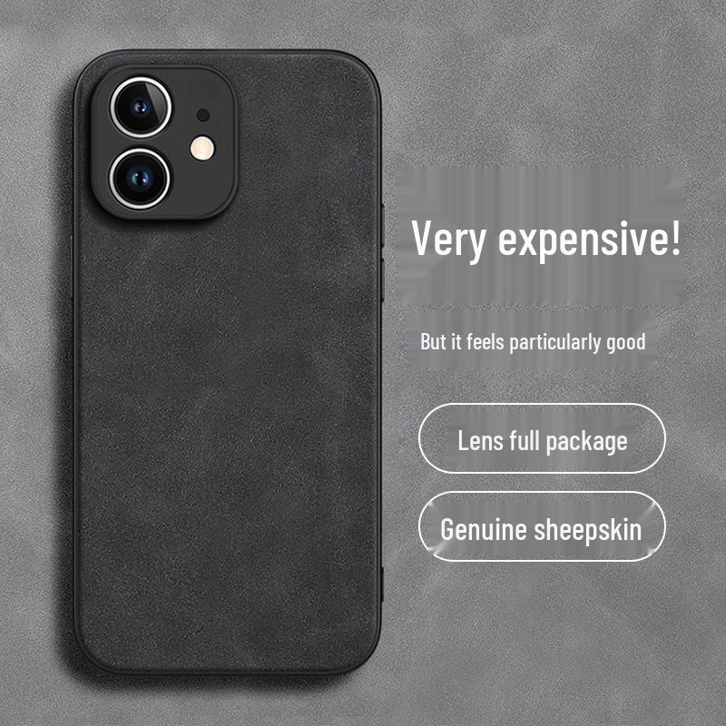 

Защитный чехол для iPhone для всех моделей – Полная обтяжка ягнячьей кожей для мужчин iPhone 16 Pro