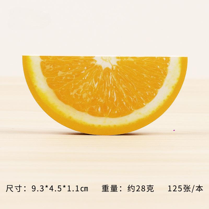 125 Page Fruit Shape Sticky Note Student Note Pads Sticker Planner Sticker Notepad Memo Pad School Office Supplies Apple Orange