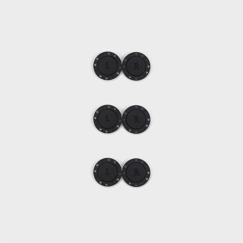 3 pairs (6pcs) of magnetic buttons, strong fixed invisible buttons, for clothes and bags, down jackets and coat plastic buttons