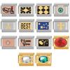 Mix Series 9mm Diy Italian Charm Stainless Steel Bracelet Best Love