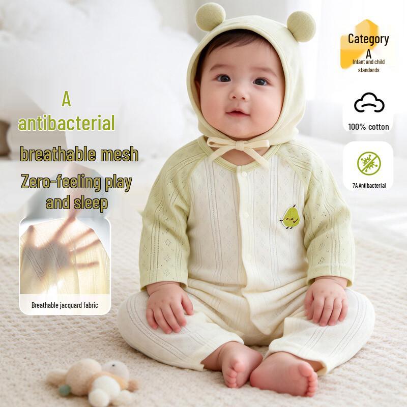 

Beibeiyi 7A Antibacterial Spring Unisex Baby Romper 90/52